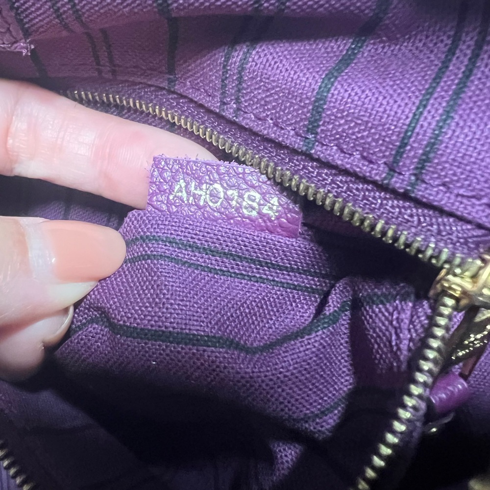 Louis Vuitton amethyst speedy empreinte  30 bag AUTHENTIC - Picture 11 of 15